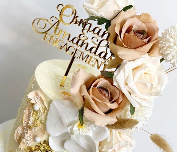 Engagement Ring Cake Toppers Engagement Cake Toppers Soon To Be Mr