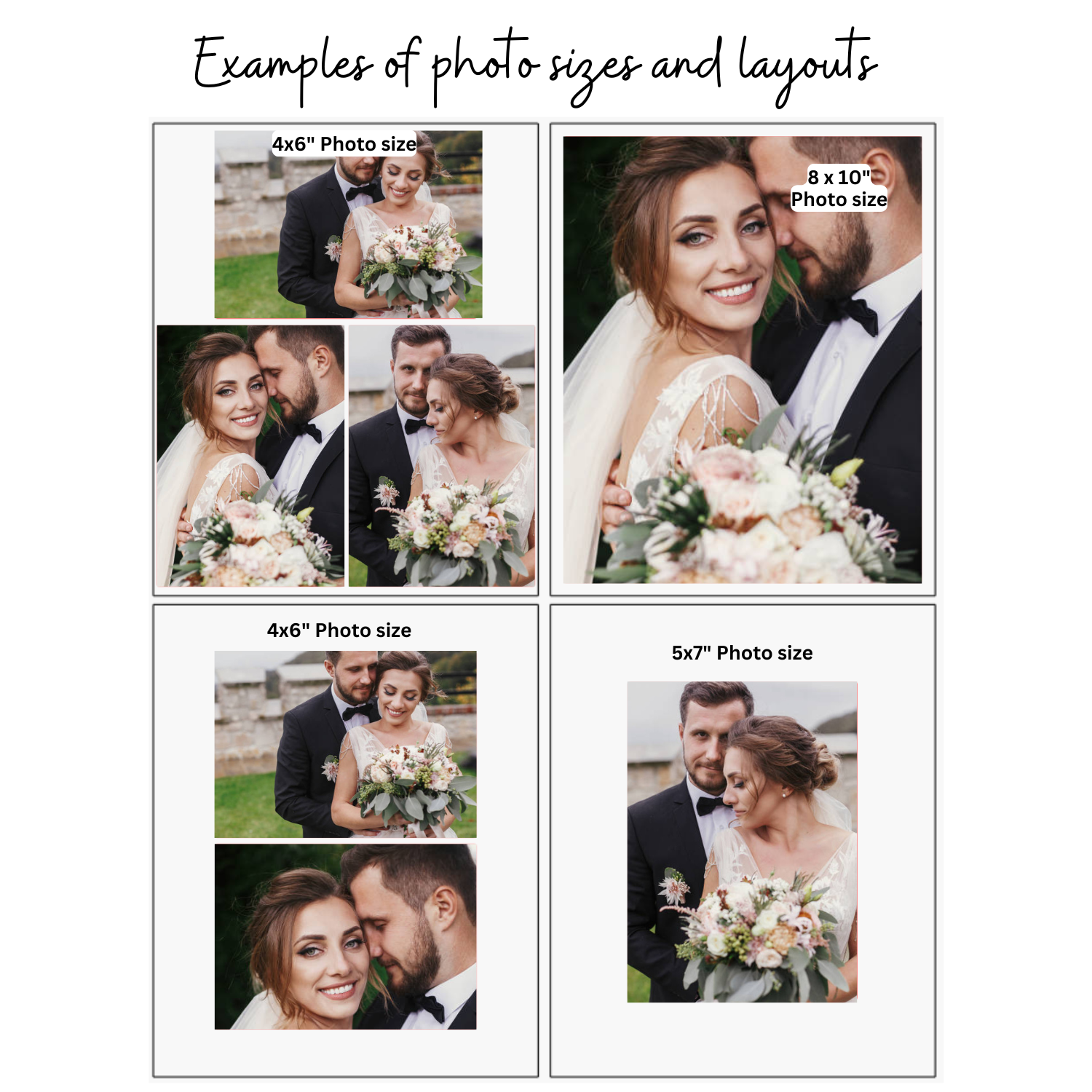 Personalised Wedding Photo Album - Design 1