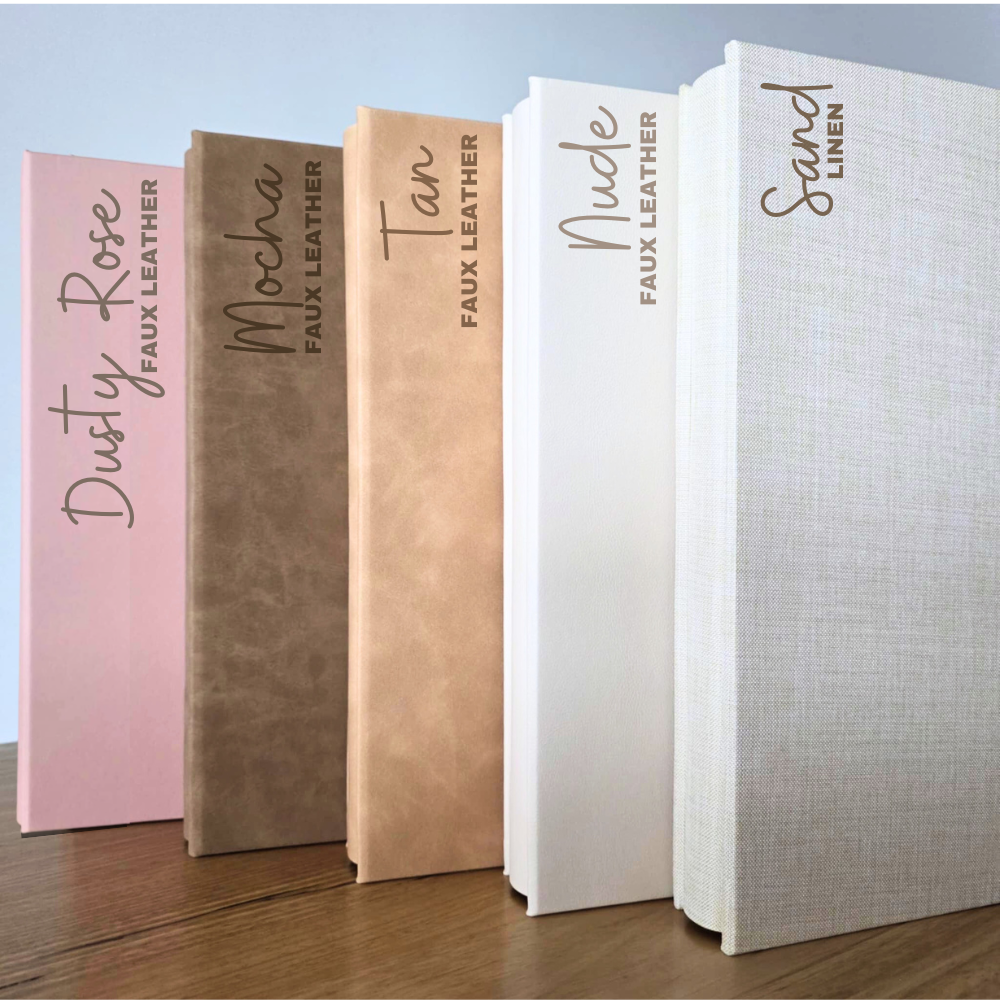 Personalised Baby Gift Photo Album - Arch Window Design 1