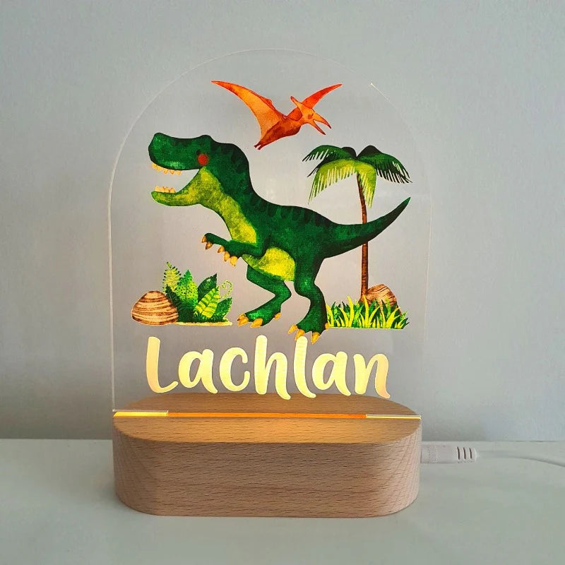 Printed Night Lights Personalised Plaque (Plaque Only)