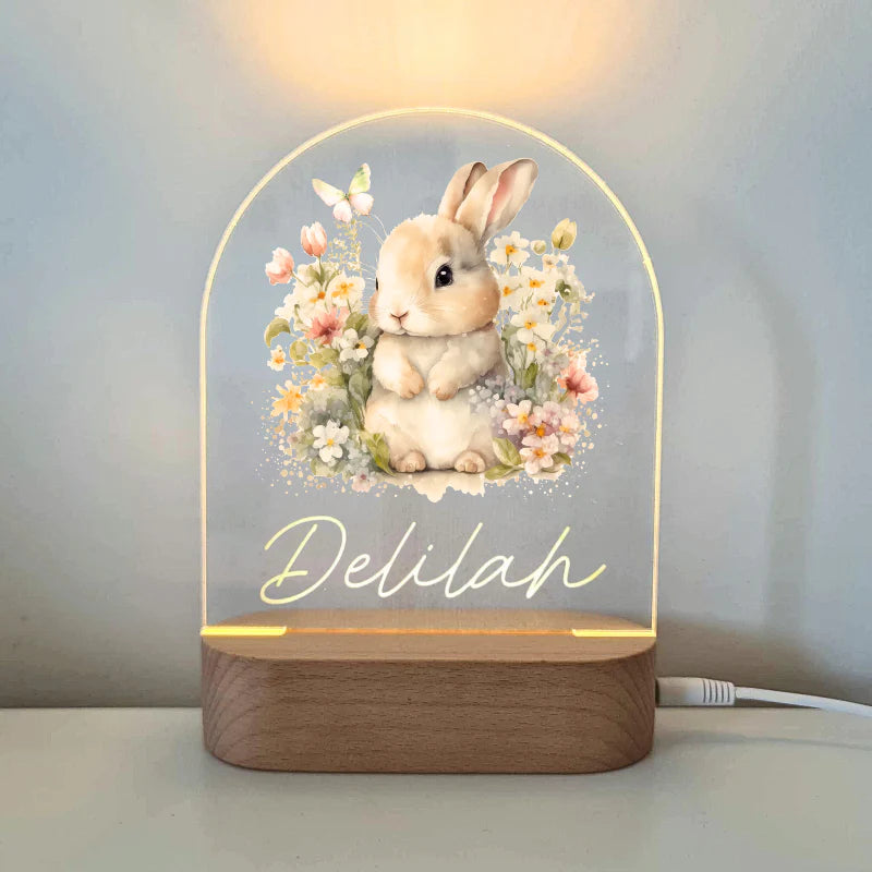 Printed Night Lights Personalised Plaque (Plaque Only)