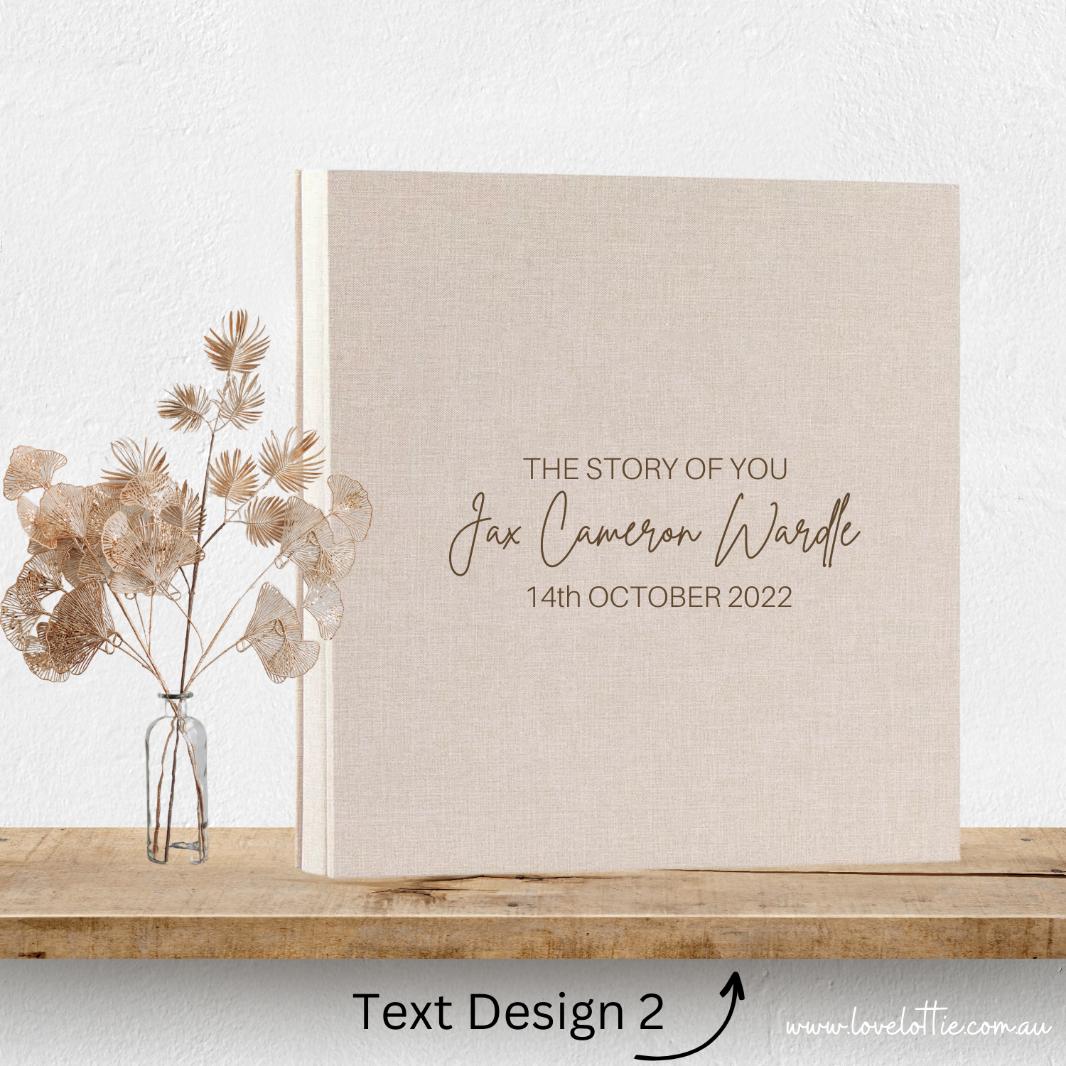 Personalised Baby Gift Photo Album - Baby Shower Gift - Baby Boy Gift or Baby Girl Gift - Newborn Baby Gift Baby Keepsake - New Mum Gift