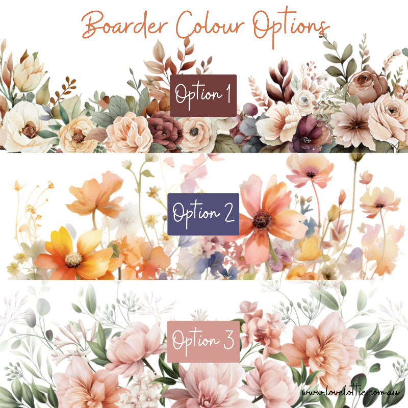 Border Colour Options for Mother's Day LED Night Lights