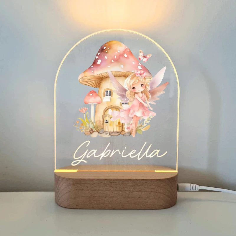 Printed Night Lights Personalised Plaque (Plaque Only)