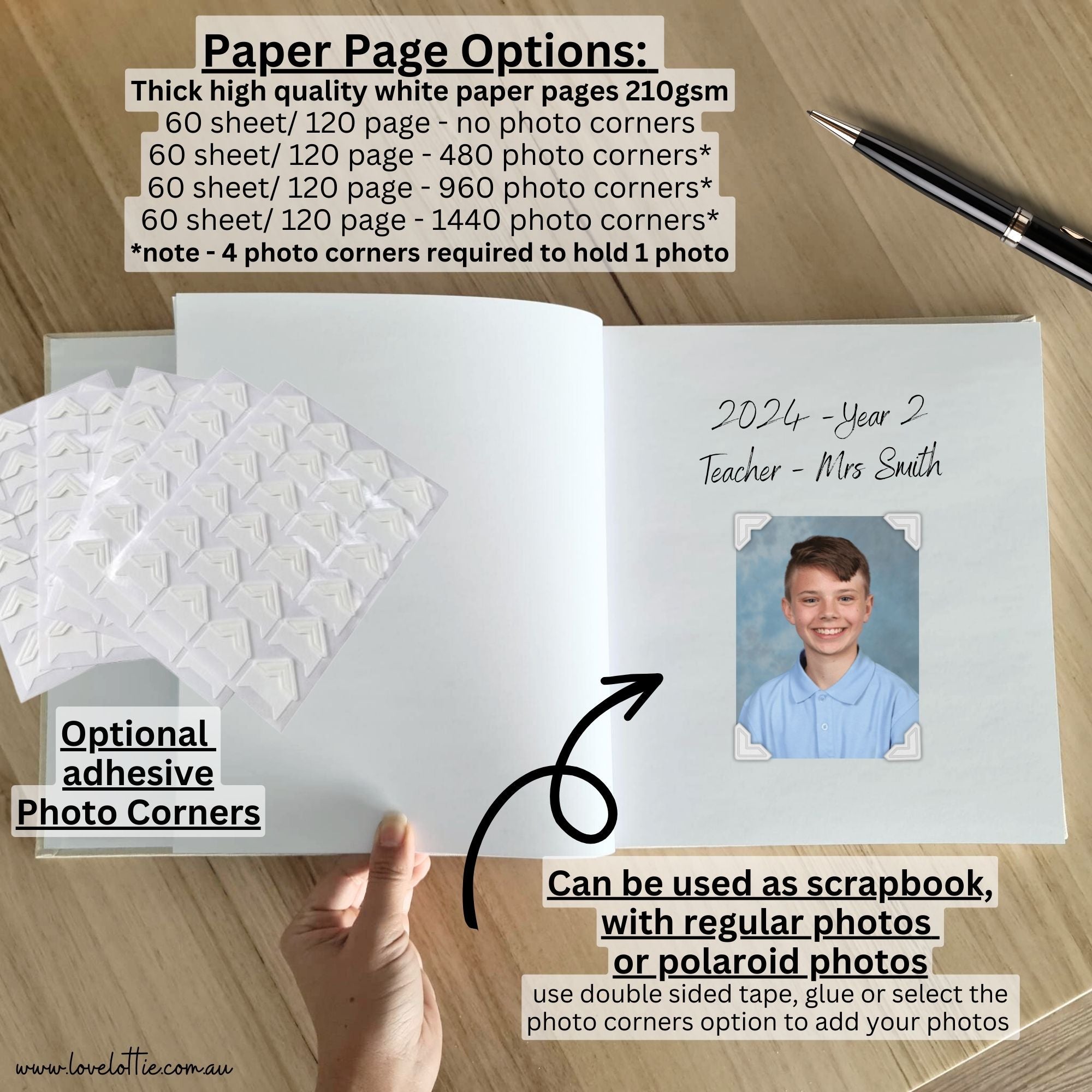 Personalised School Photo Album - Design 1