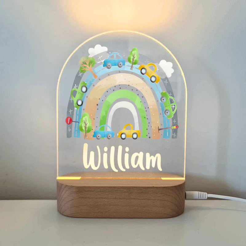 Printed Night Lights Personalised Plaque (Plaque Only)