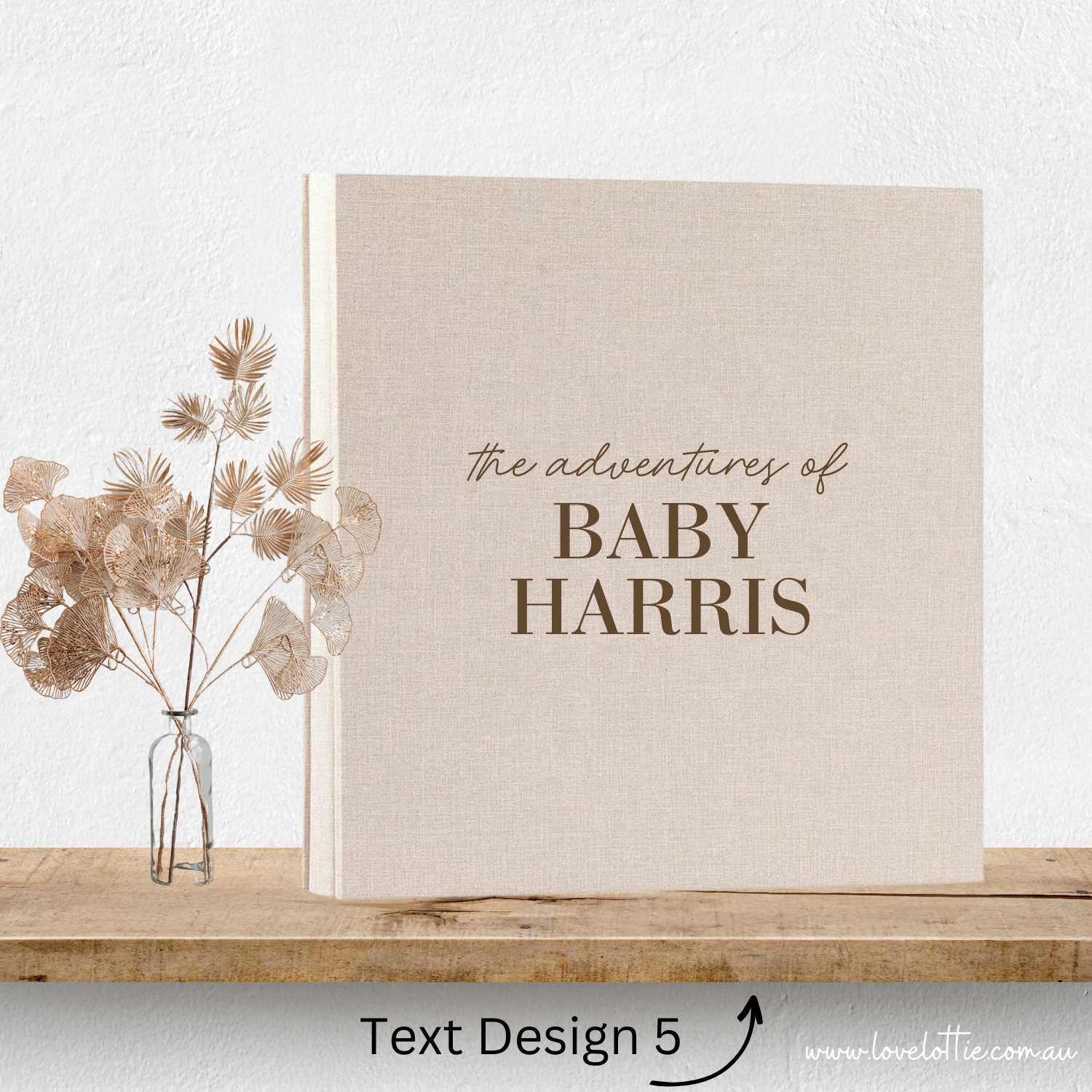 Personalised Baby Gift Photo Album - Baby Shower Gift - Baby Boy Gift or Baby Girl Gift - Newborn Baby Gift Baby Keepsake - New Mum Gift