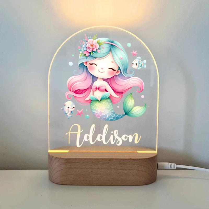 Printed Night Lights Personalised Plaque (Plaque Only)