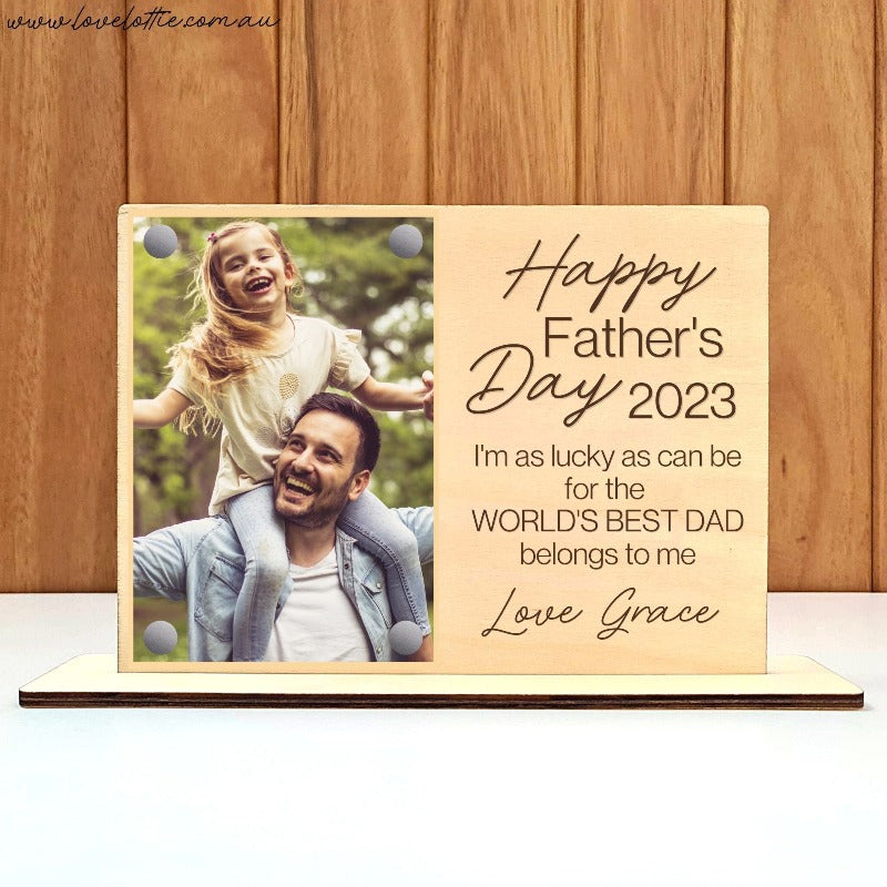Father's Day Frame - Worlds Best Dad