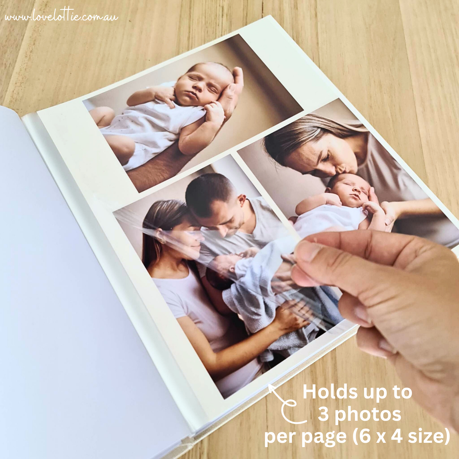 Personalised Baby Gift Photo Album - Baby Shower Gift - Baby Boy Gift or Baby Girl Gift - Newborn Baby Gift Baby Keepsake - New Mum Gift