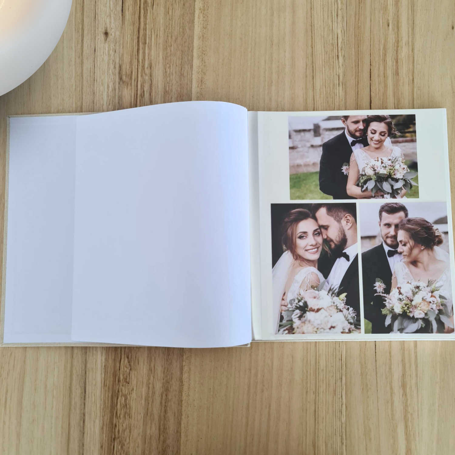 Personalised Wedding Photo Album - Arch Window Design 1