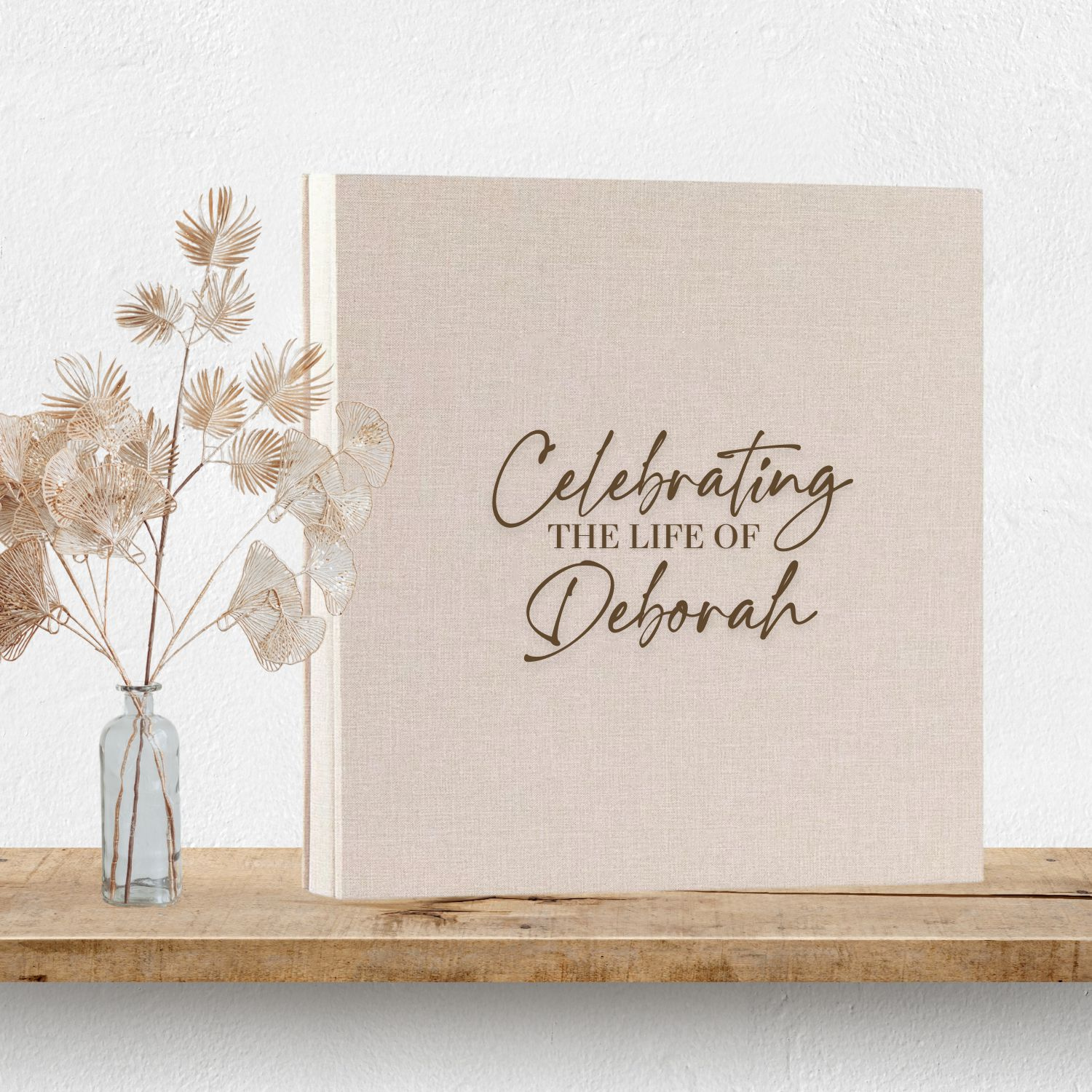 Personalised Memorial Photo Album - Design 4