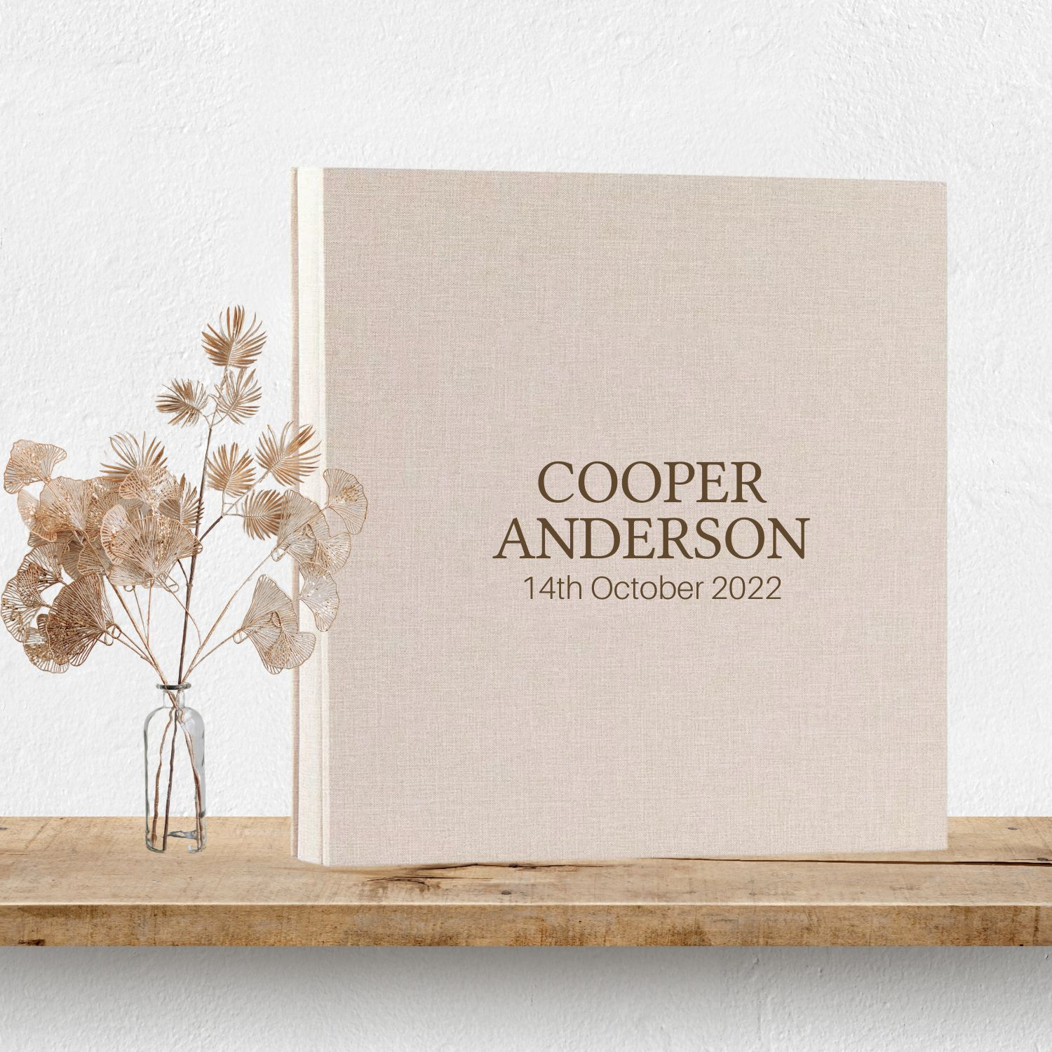 Personalised Baby Gift Photo Album - Design 7