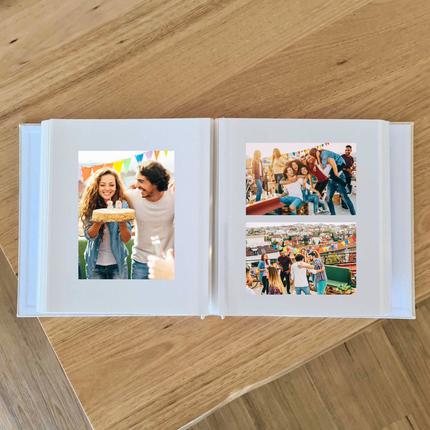 Personalised Birthday Photo Album - Arch Window Design 4