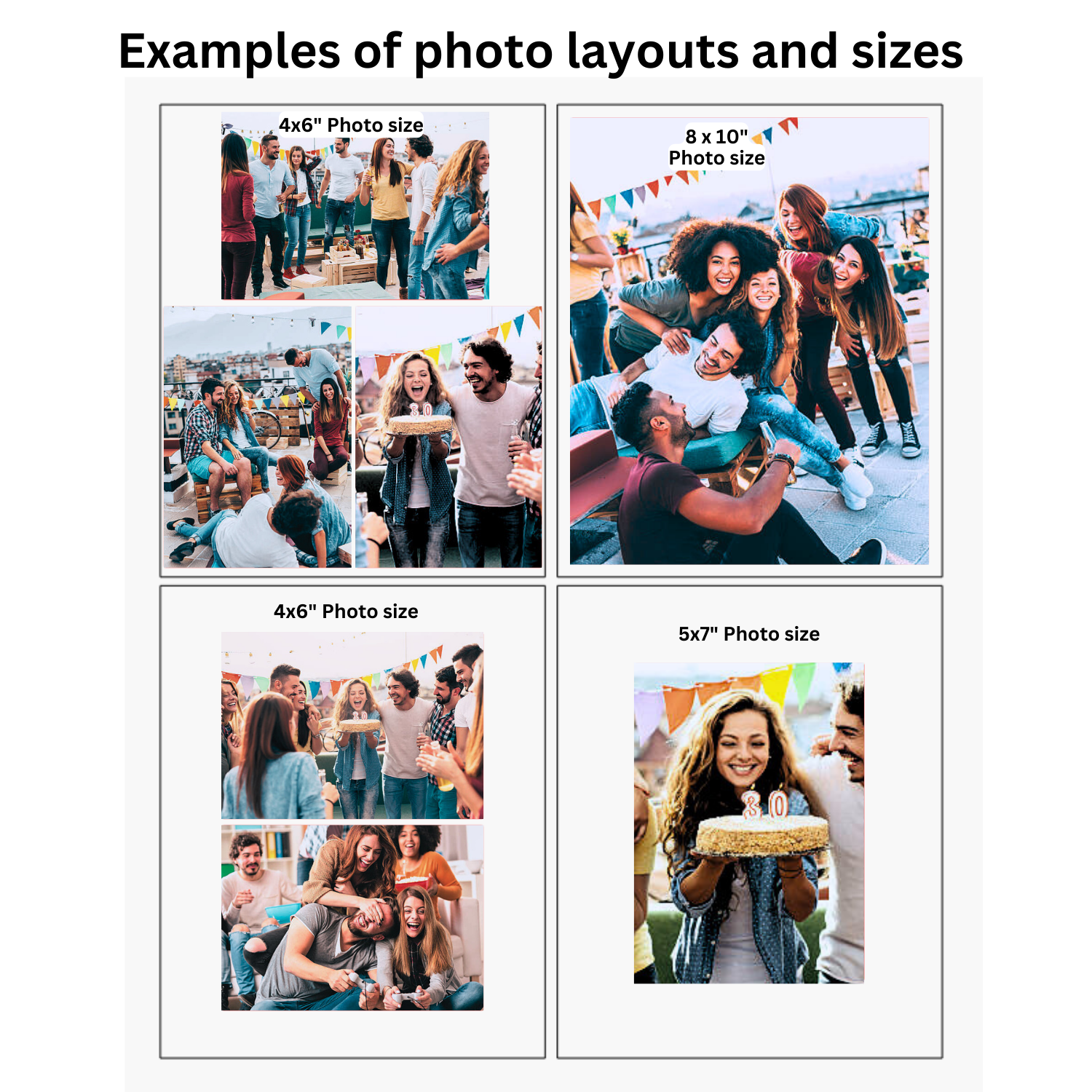 Personalised Birthday Photo Album - Design 2