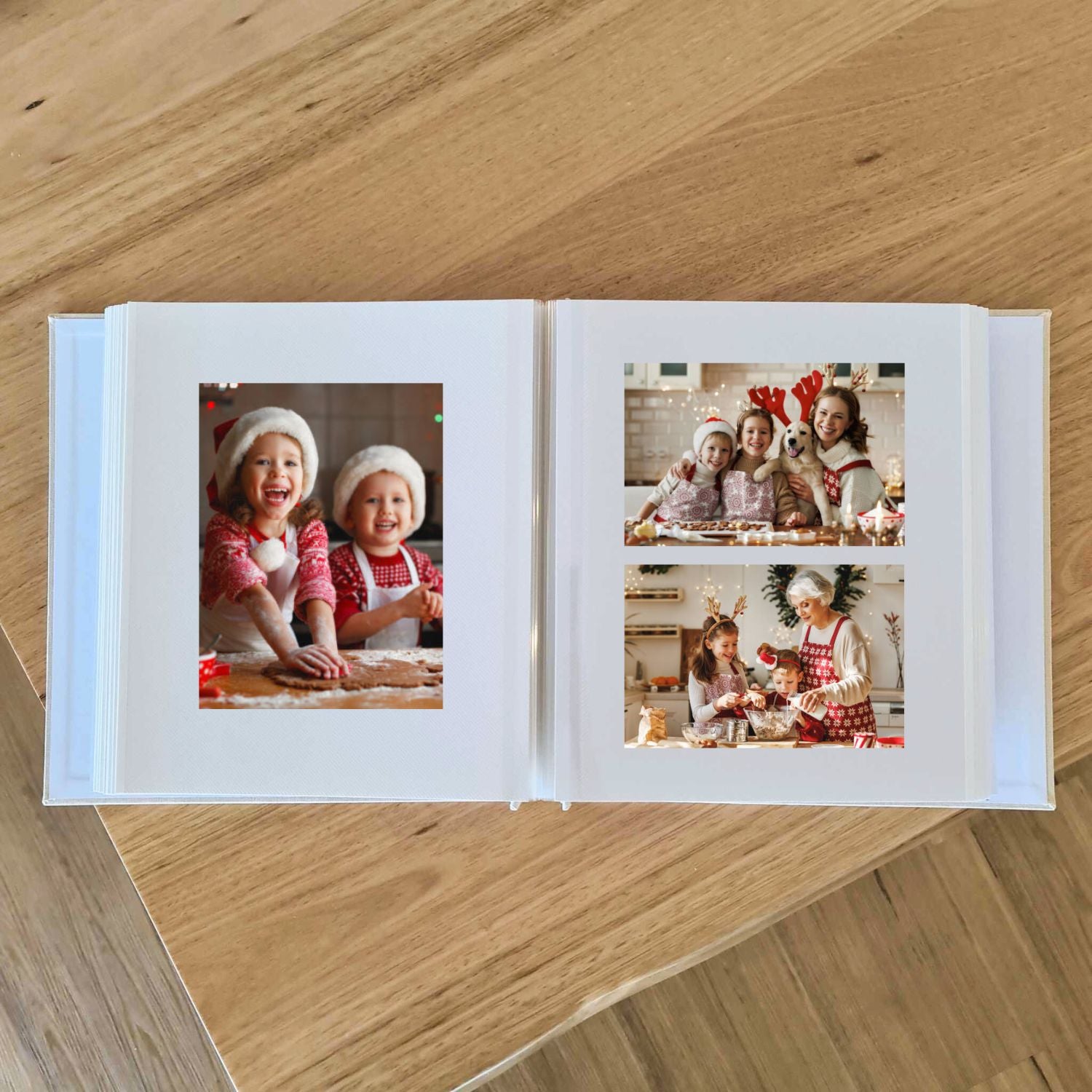 Personalised Christmas Photo Album - Arch Window Design 1