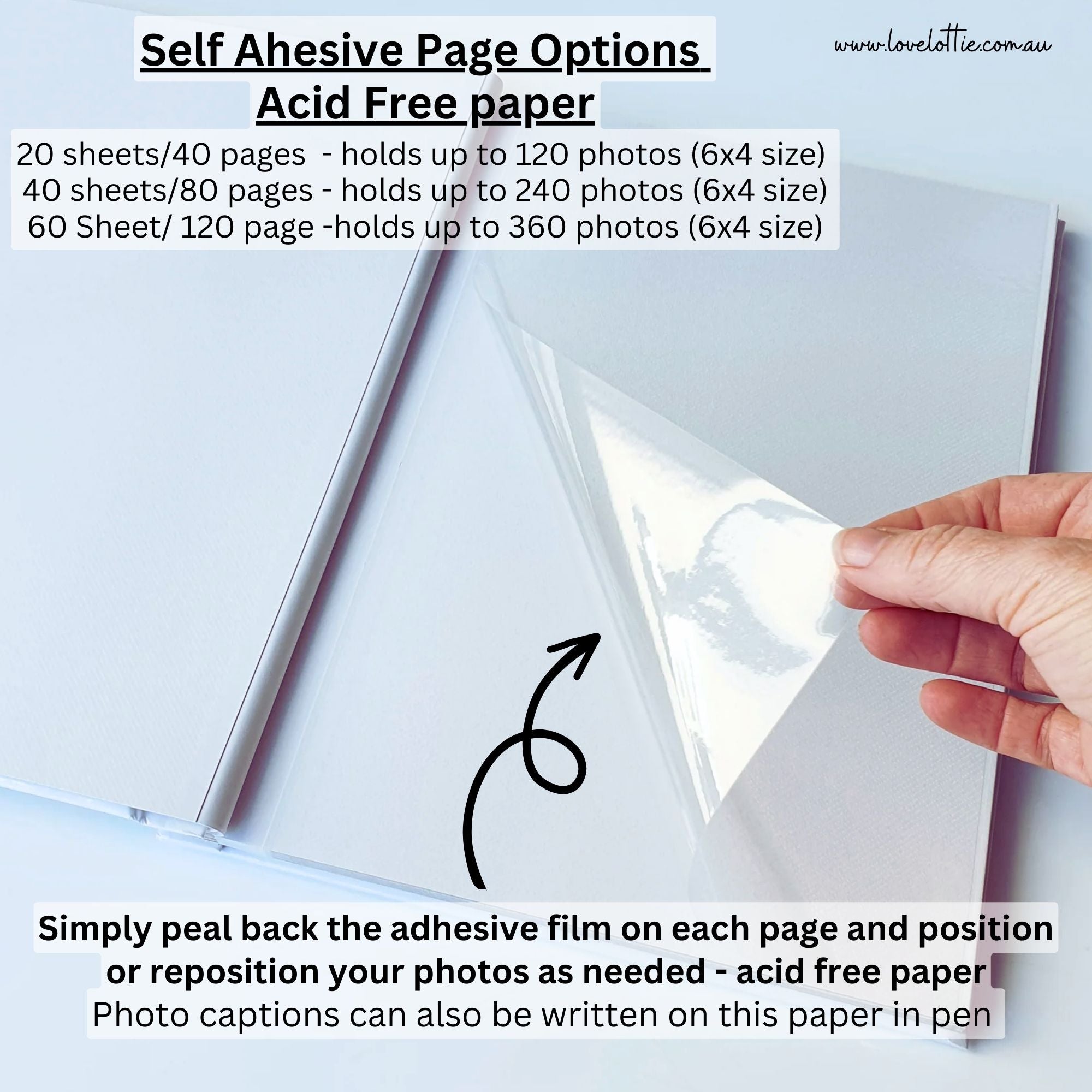 Personalised Christening Baptism Photo Album - Design 1