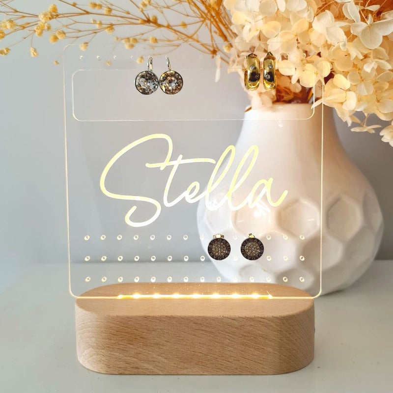 Custom Earring Stand - Personalised Name