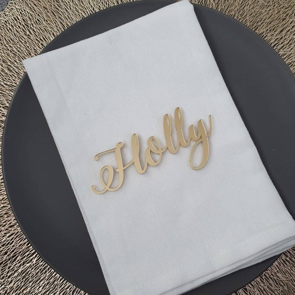 place cards at wedding