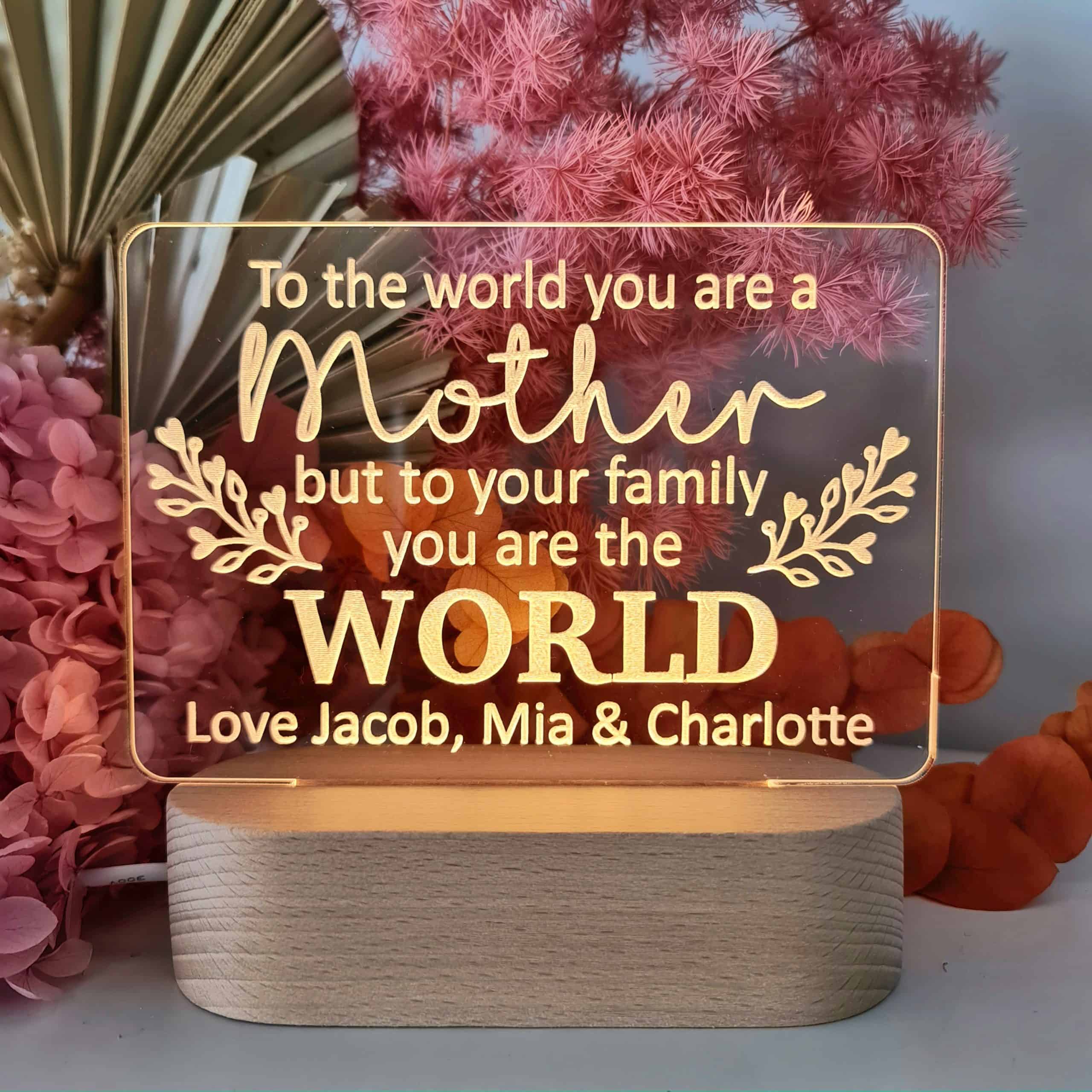 Mum plaque keepsake