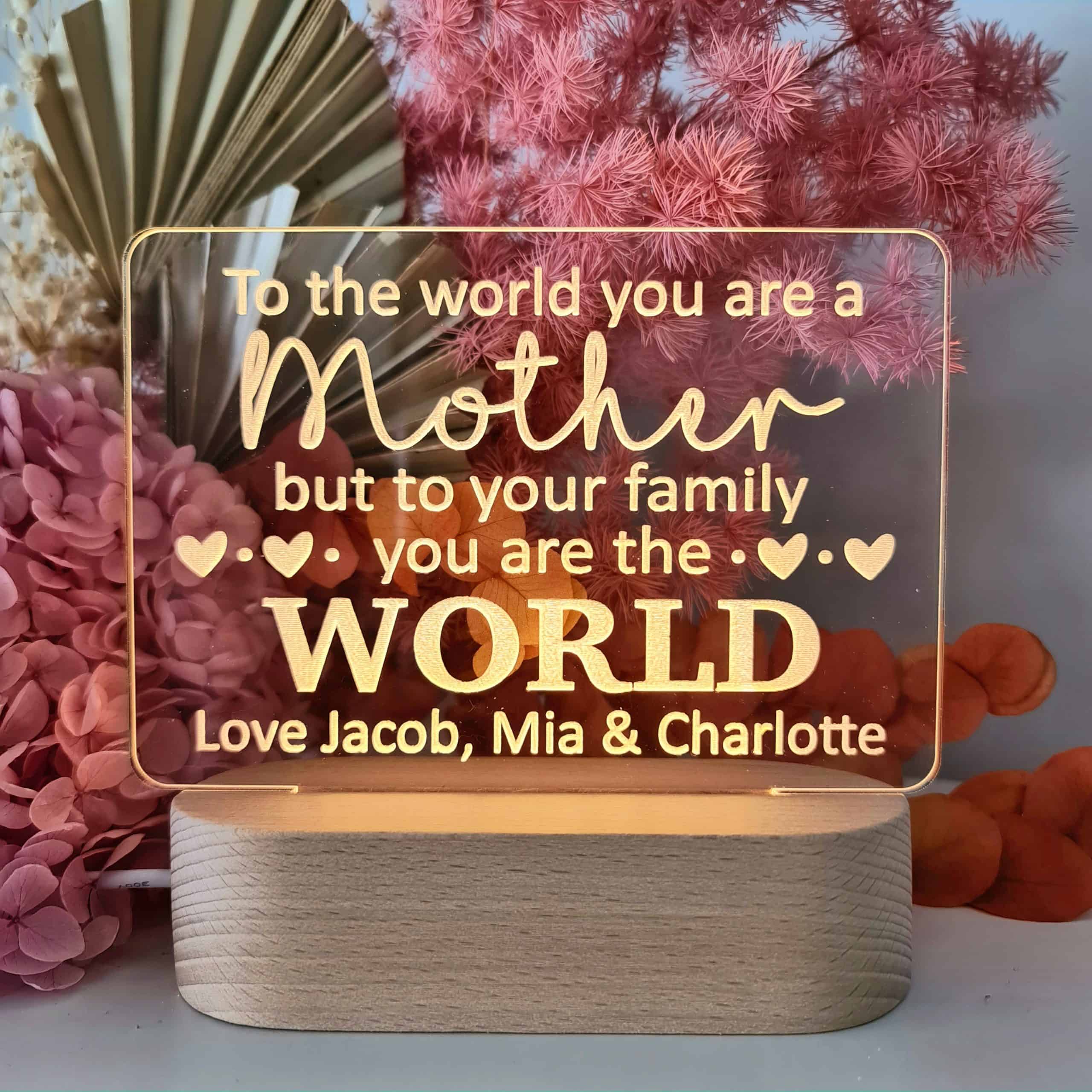 Mum plaque keepsake