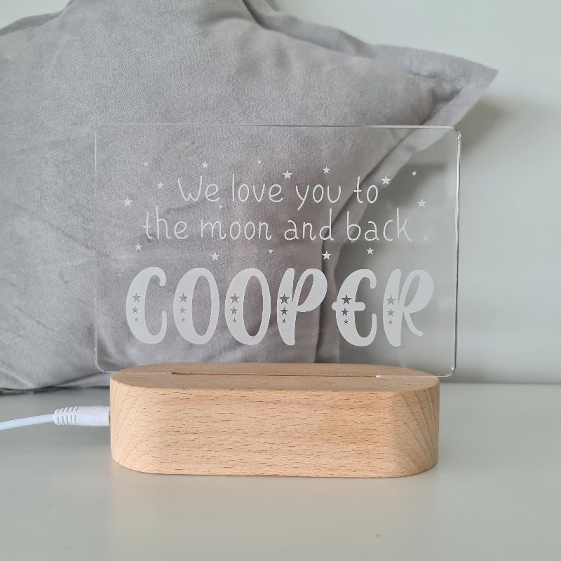 Personalised Baby Night Light - Stardust