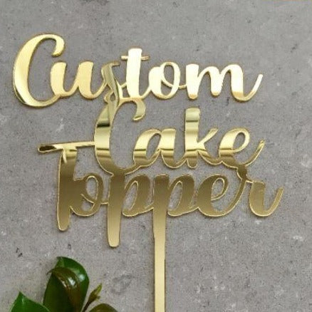 custom wedding cake topper