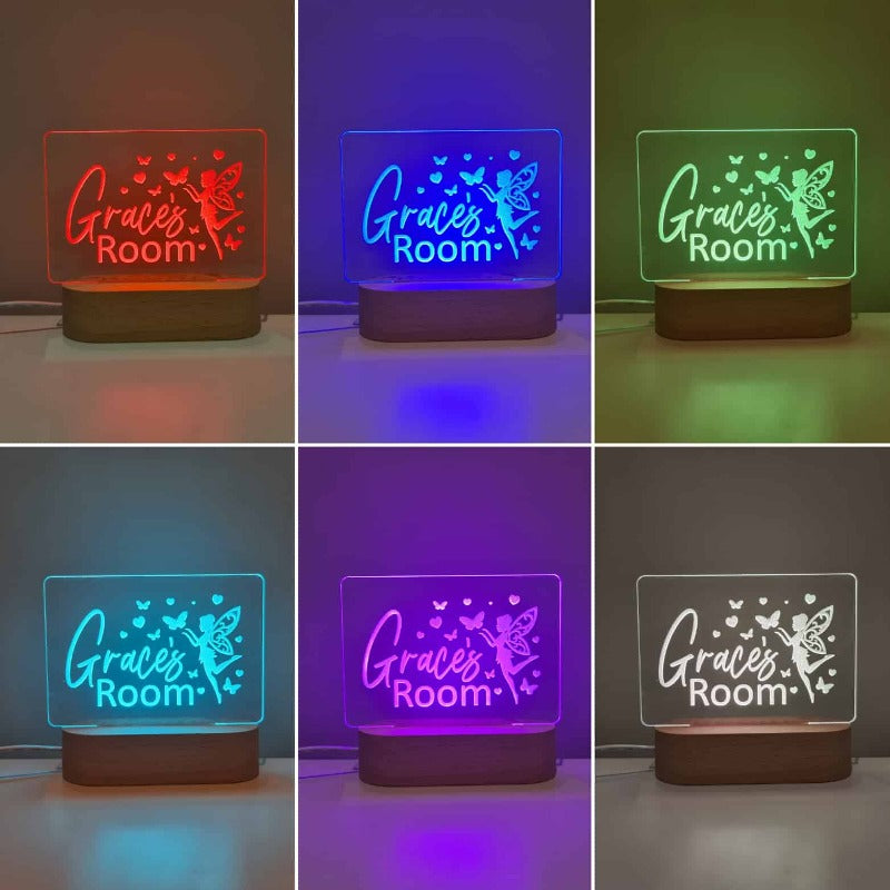 Personalised Baby Night Light - Fairy