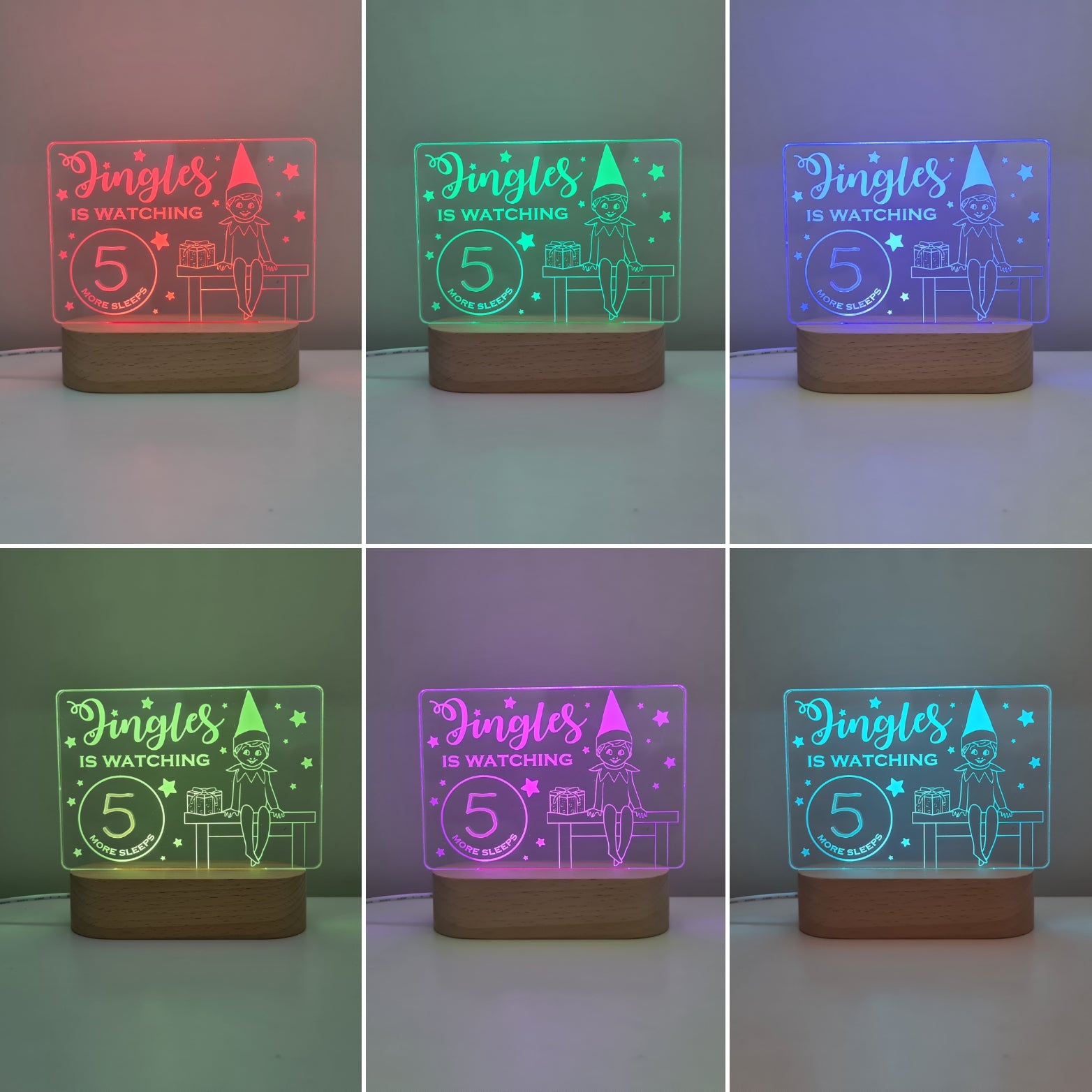 Custom Christmas Night Light - Elf