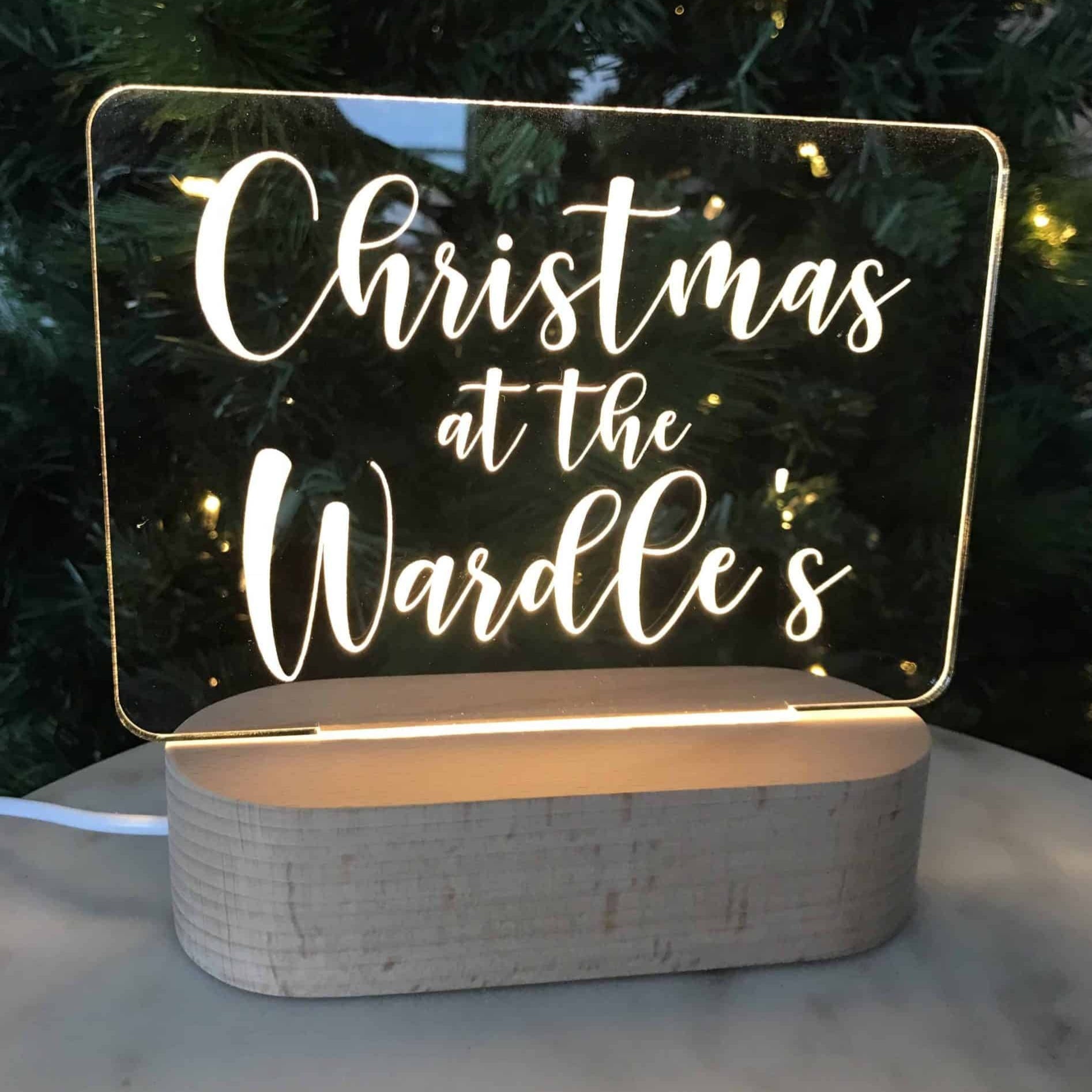 Custom Christmas Light