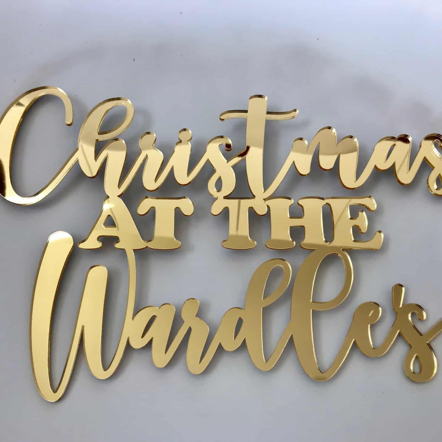 ersonalised chistmas wreath