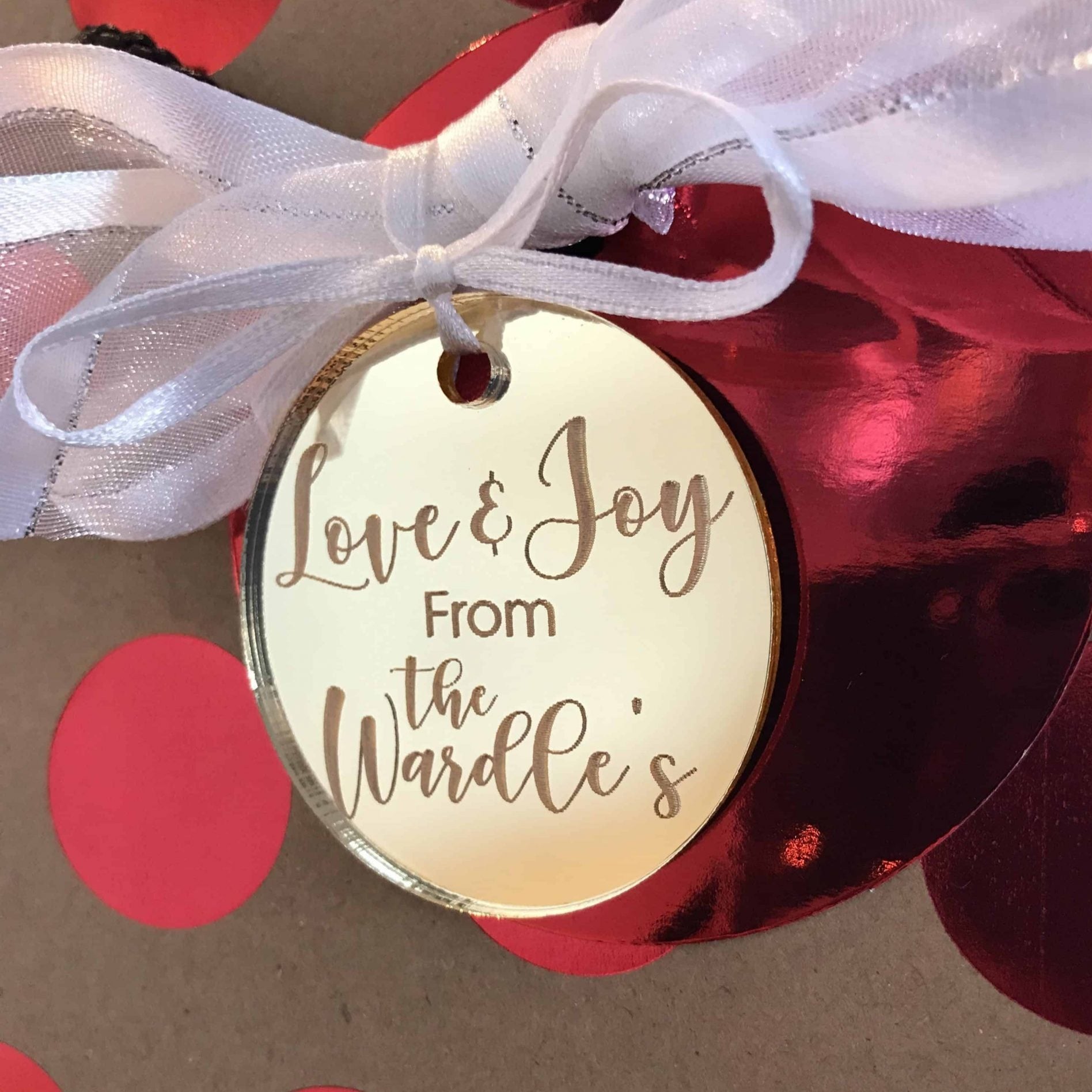 Custom Christmas decoration