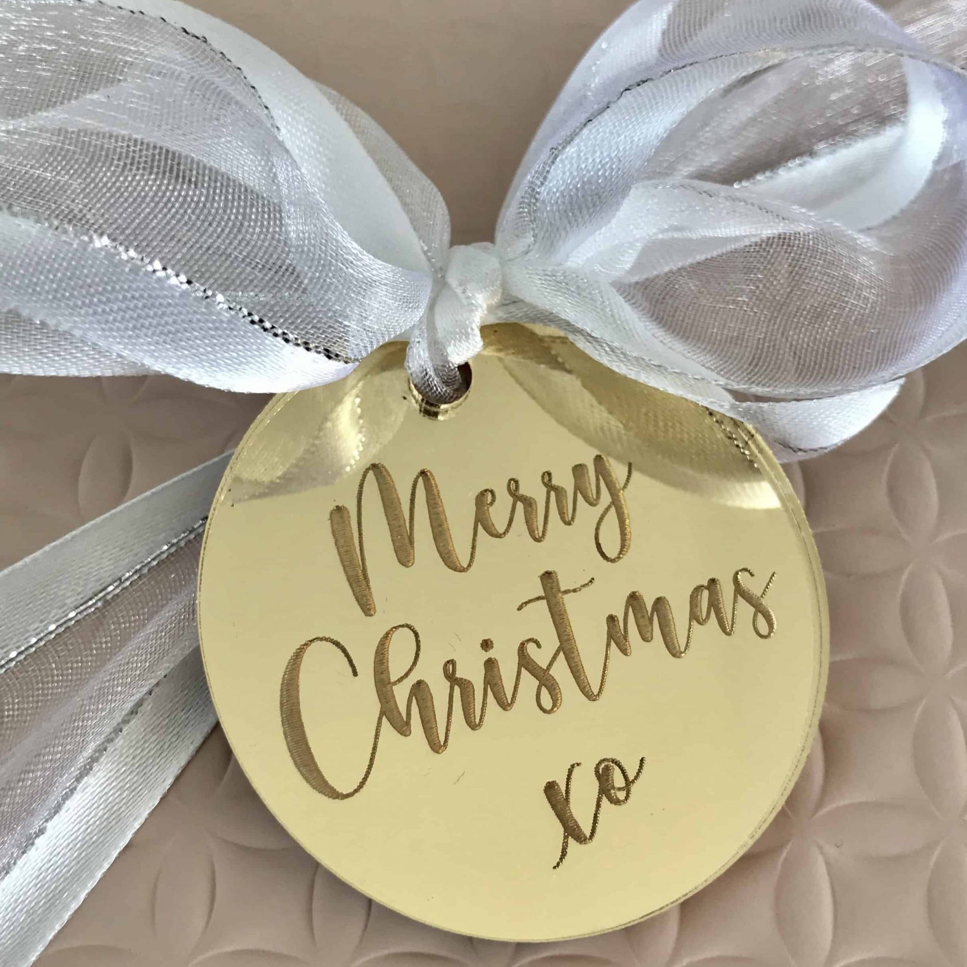 Merry Christmas thank you tag