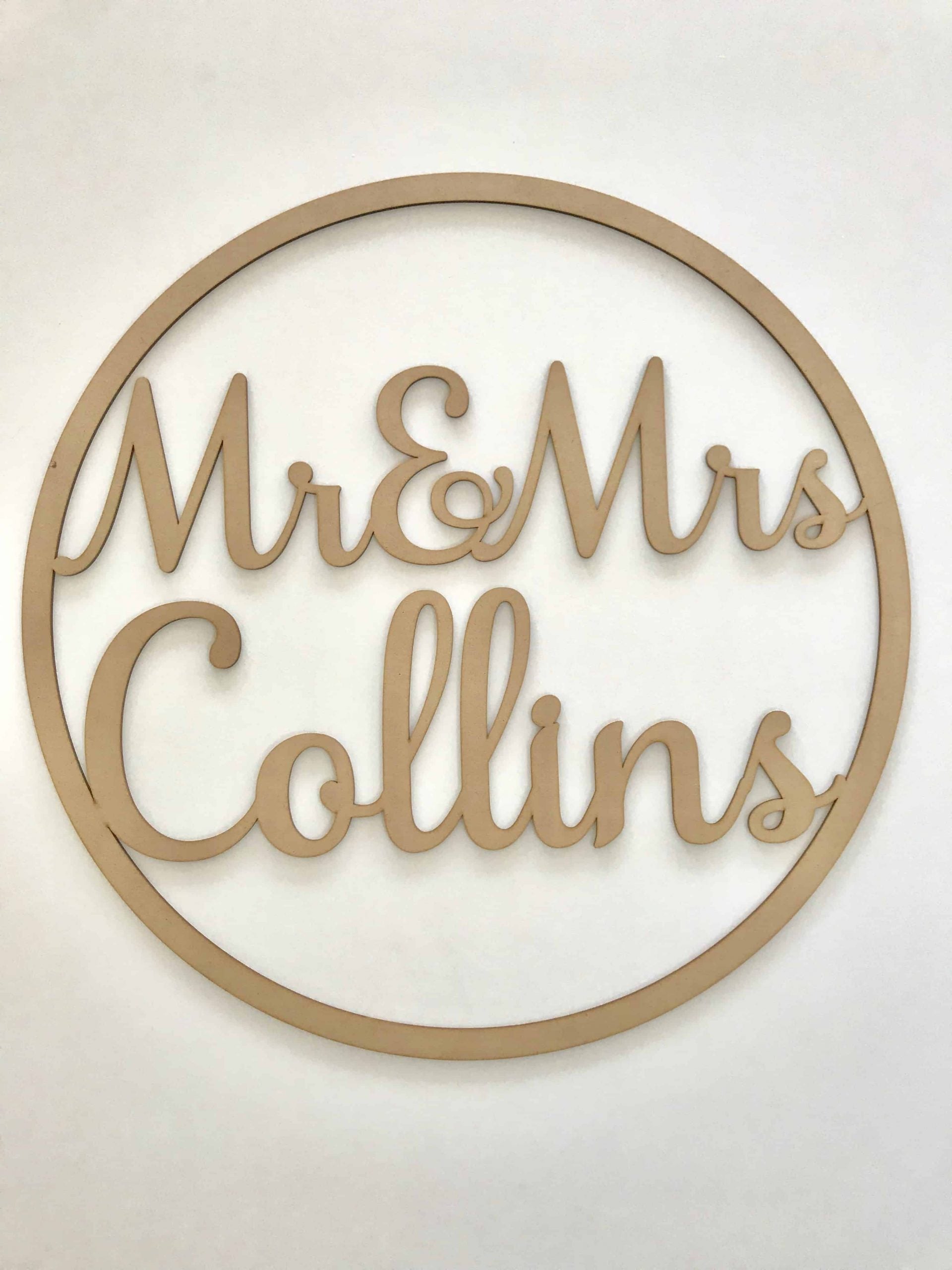 wedding sign