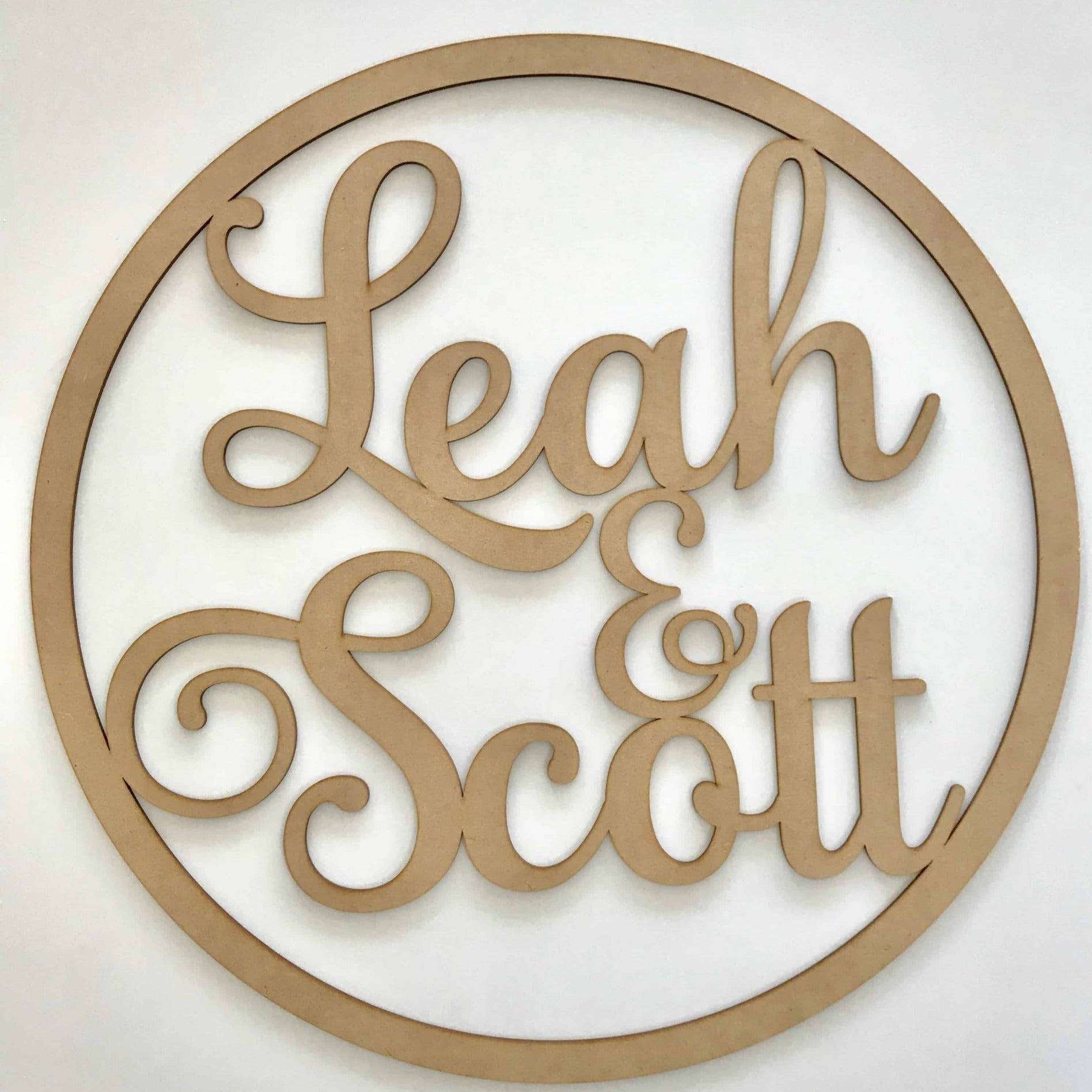 Personalised Welcome Wedding Sign Script