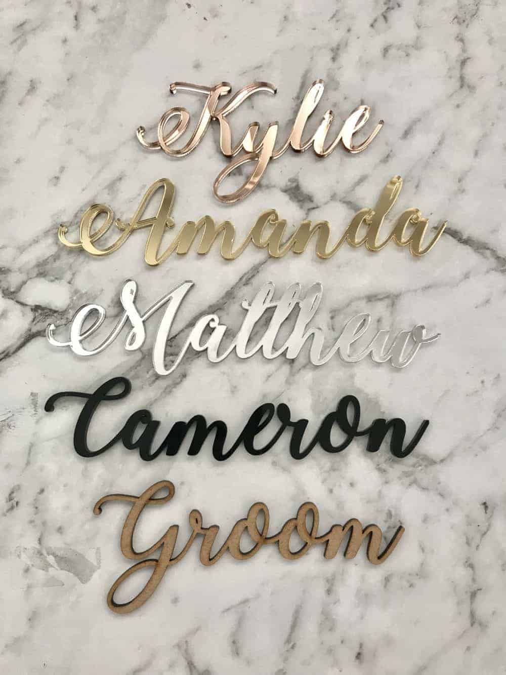 place cards