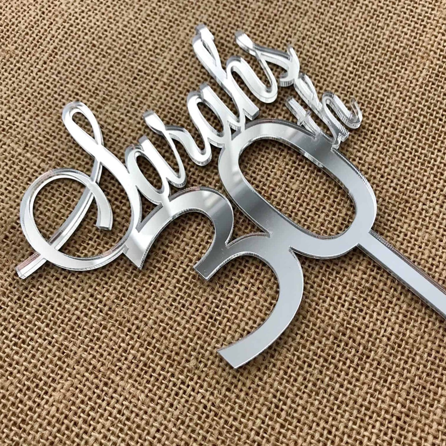 Custom Name/Age Birthday Cake Topper Style Sarah