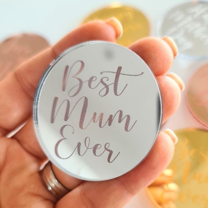10 x Cupcake Plaques - Best Mum Ever