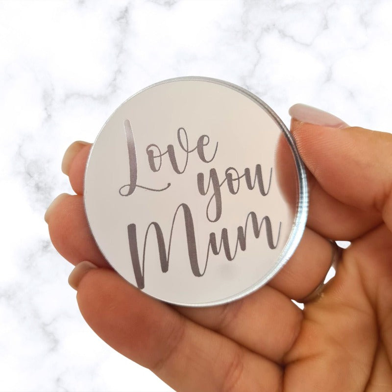 10 x Cupcake Plaques - Love you Mum