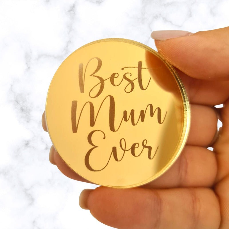 10 x Cupcake Plaques - Best Mum Ever
