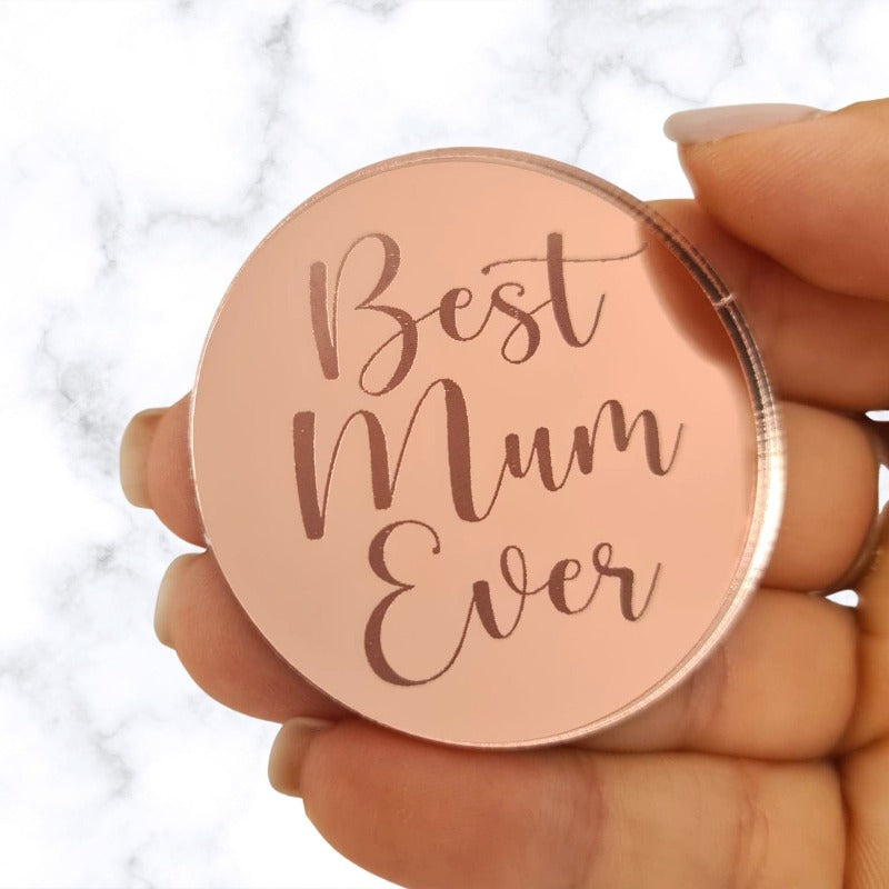 10 x Cupcake Plaques - Best Mum Ever