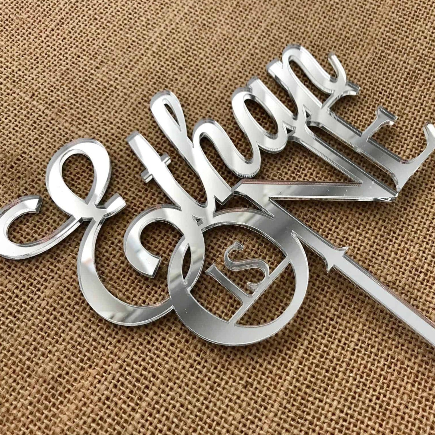 Custom Name 1st Birthday Cake Topper Is One