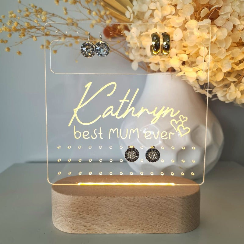 Custom Earring Stand - Best Mum Ever