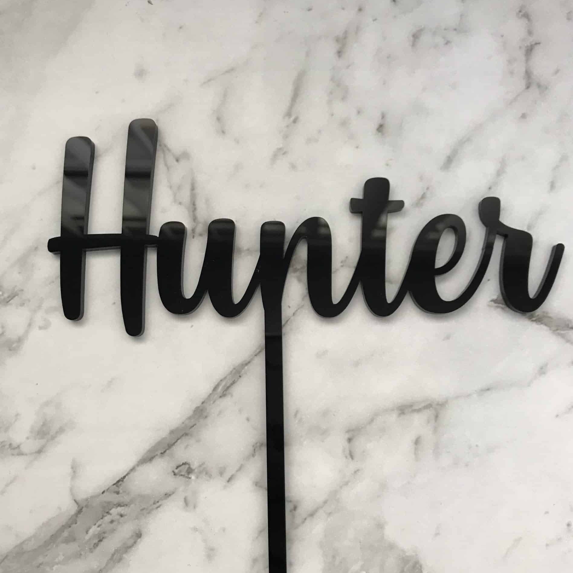 personalised cake topper