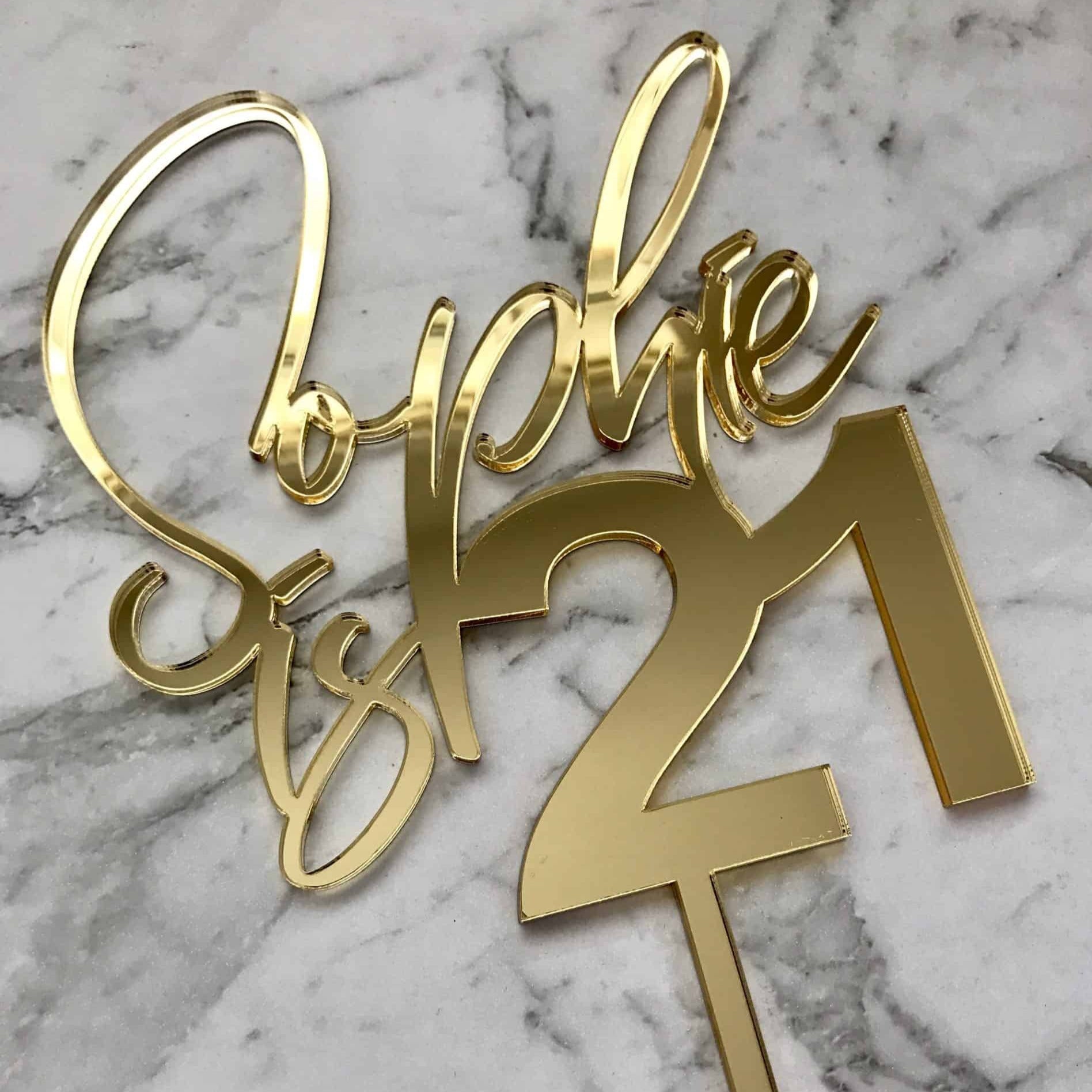 custom cake topper