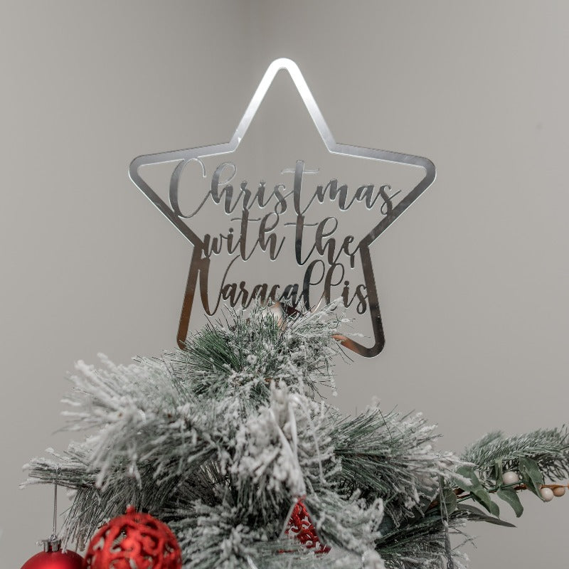 Personalised Christmas Tree Star