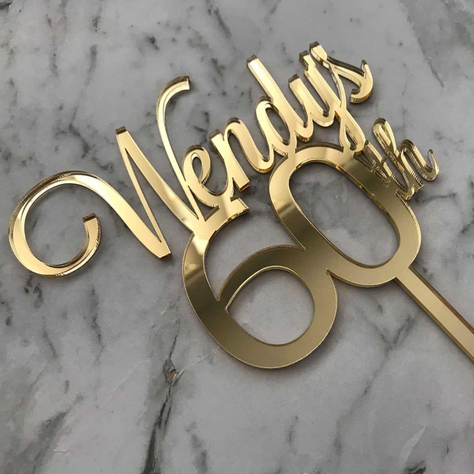 Custom Name/Age Birthday Cake Topper Style Wendy