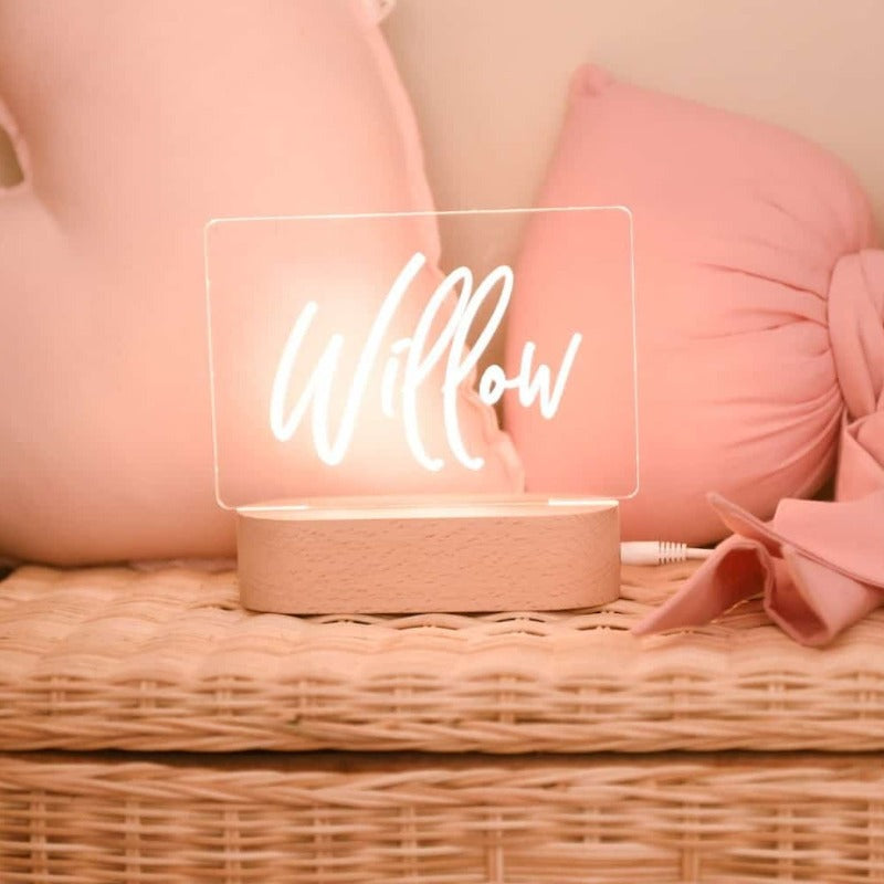 Personalised Baby Night Light - Signature