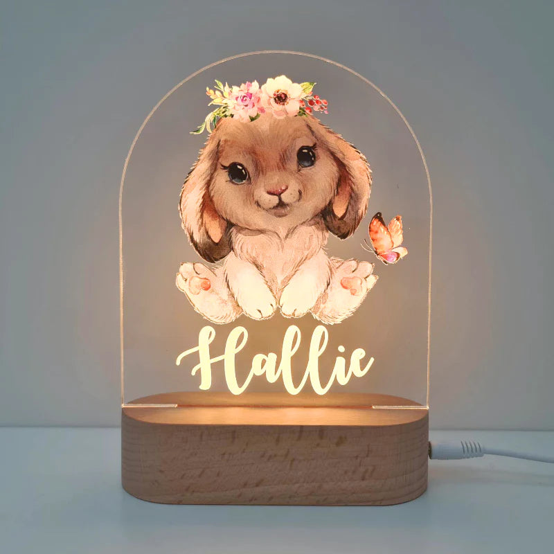 Printed Night Lights Personalised Plaque (Plaque Only)