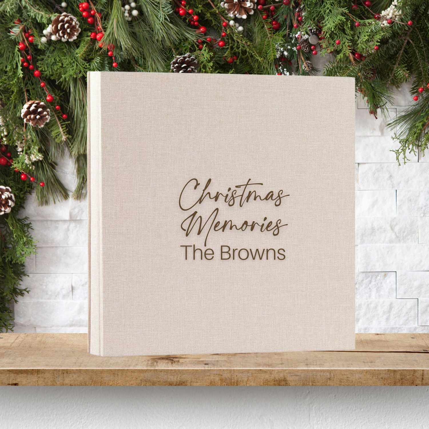 Personalised Christmas Photo Album - Design 1